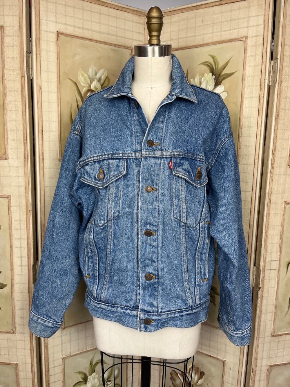 1980s Levi's x Liberty of London Jean Jacket - Picture 5 of 7